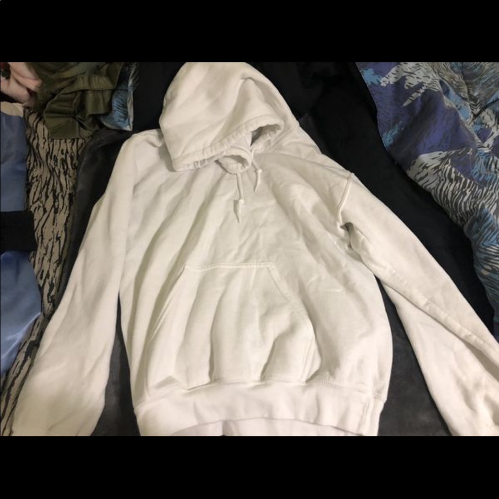 White hoodie